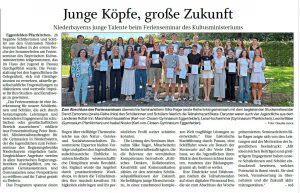 28 begabte Schüler aus ganz Niederbayern nehmen am Ferienprogramm des bayerischen Kultusministeriums teil